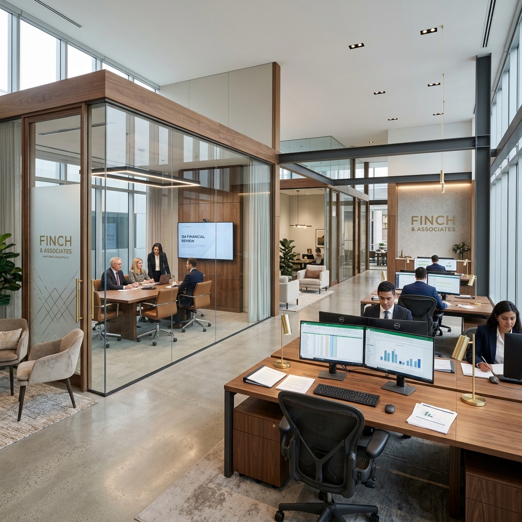 SATRA & ASSOCIATES Premium Corporate Office Lobby